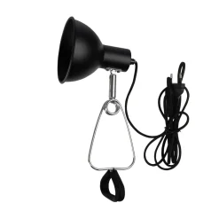 Klämspot Rund Svart