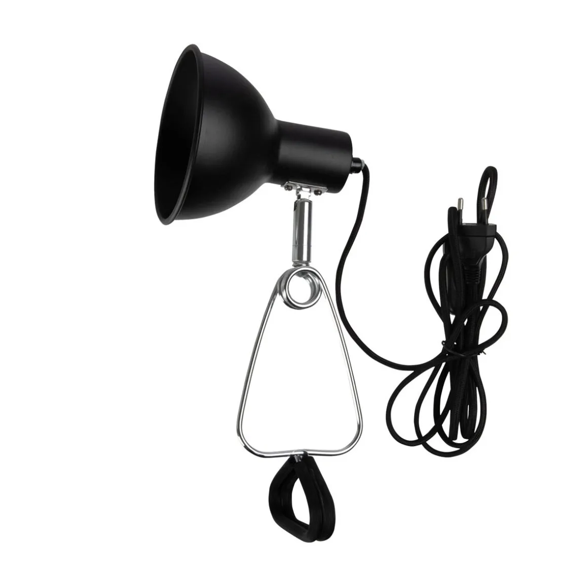 Klämspot Rund Svart