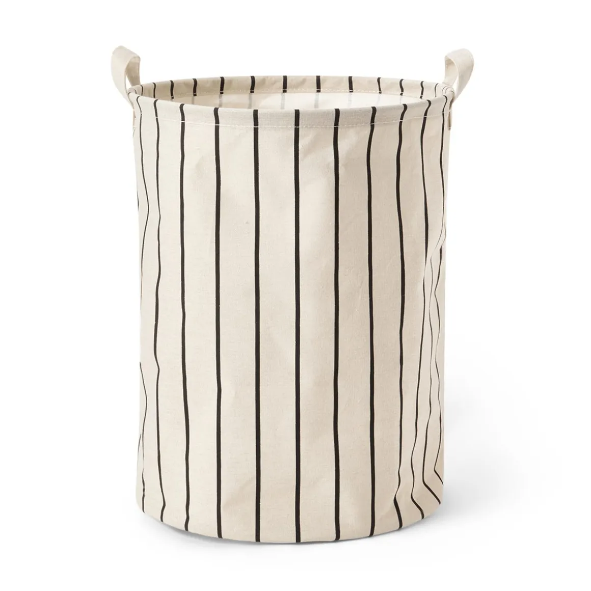 Korg Hopvikbar Cylinder RAND 33x42cm Beige/Svart