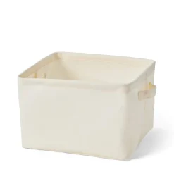 Korg Hopvikbar Fyrkant 27x27cm Offwhite