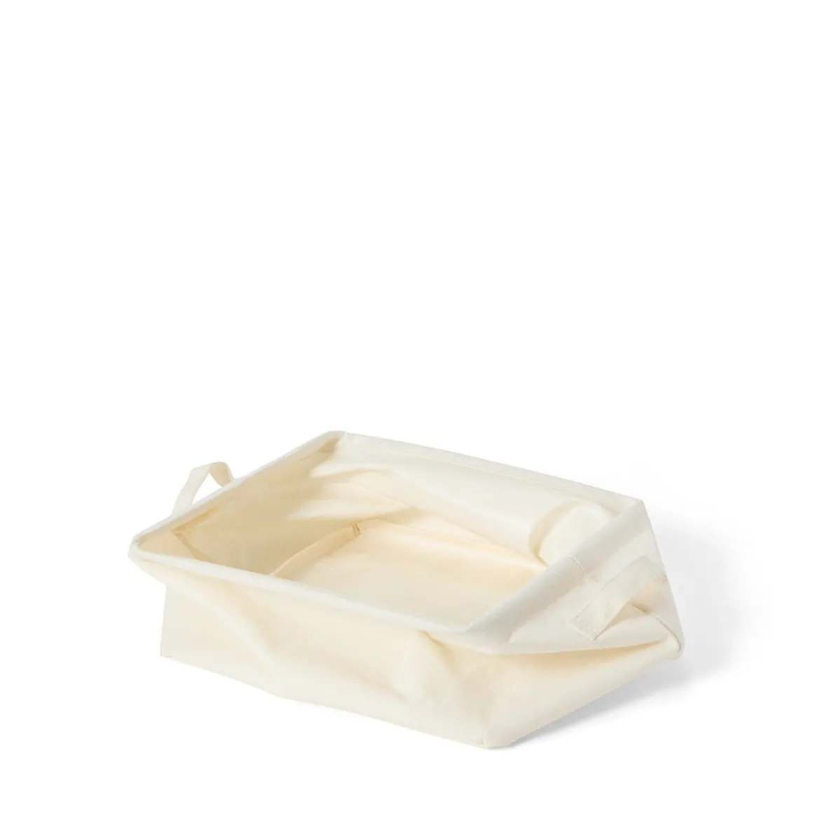 Korg Hopvikbar Fyrkant 27x27cm Offwhite