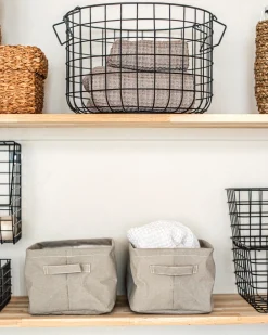 Korg Hopvikbar 20x27cm Beige