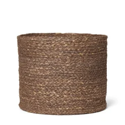 Korg Risstrå 35x28cm Mörkbrun