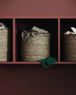 Korg Risstrå 35x28cm Mörkbrun