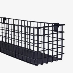 Korg Rutnät Krokar 11x42cm Svart