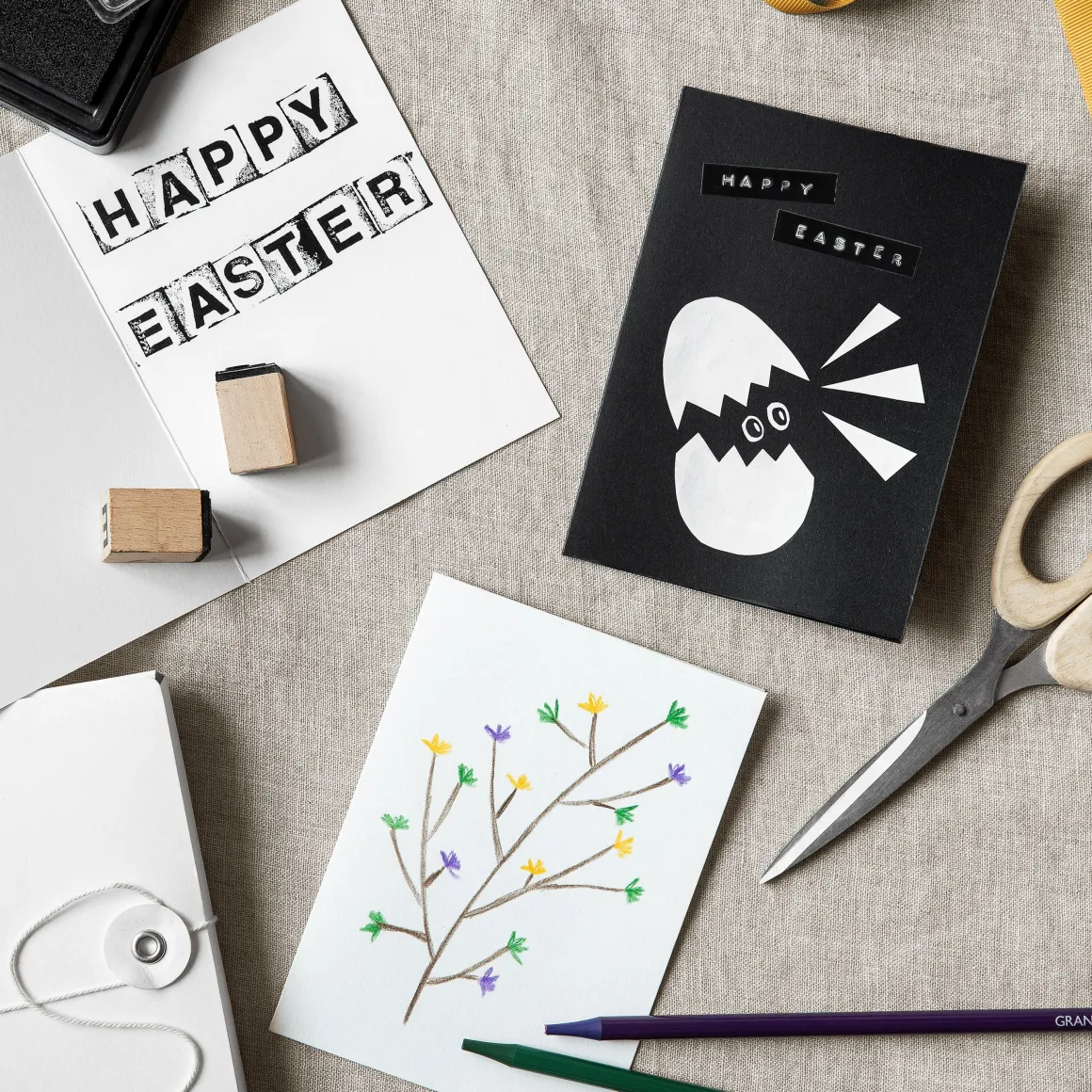 Kort Kuvert 10-p Vit