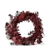 Krans Eucalyptus Preserverad 35cm Röd