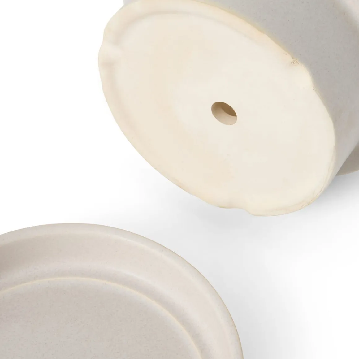 Kruka Stengods Fat 32cm Beige