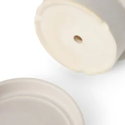 Kruka Stengods Fat 24cm Beige