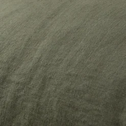 Kudde Linne 50x70cm Mörk Khakigrön