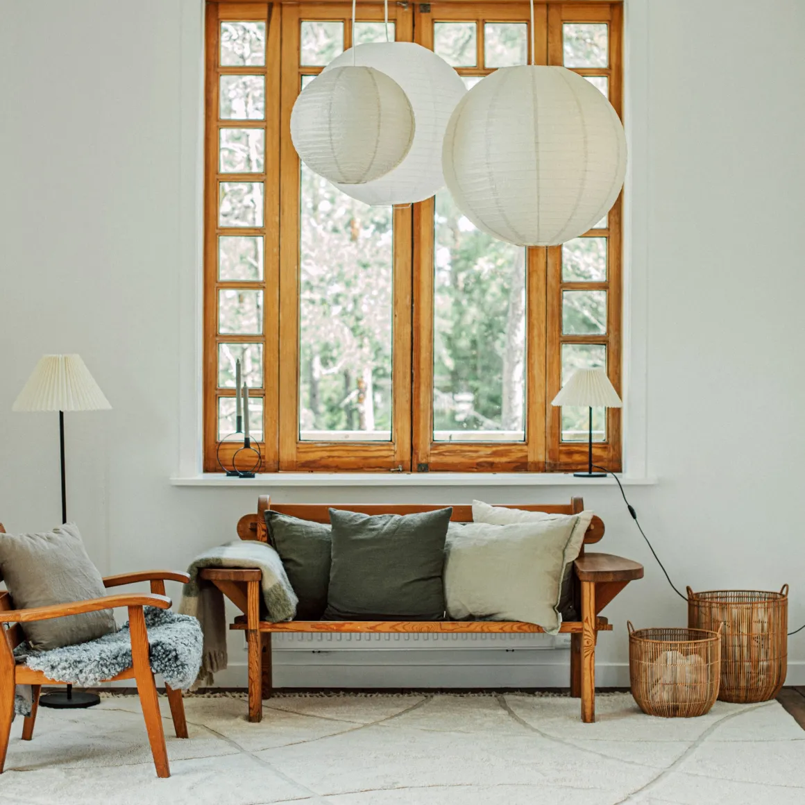 Kudde Linne 50x70cm Mörk Khakigrön