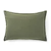 Kuddfodral Linne 50x70cm Khakigrön