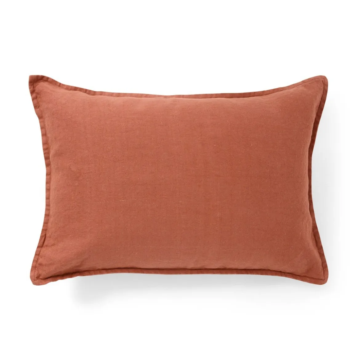 Kuddfodral Linne 50x70cm Terrakotta