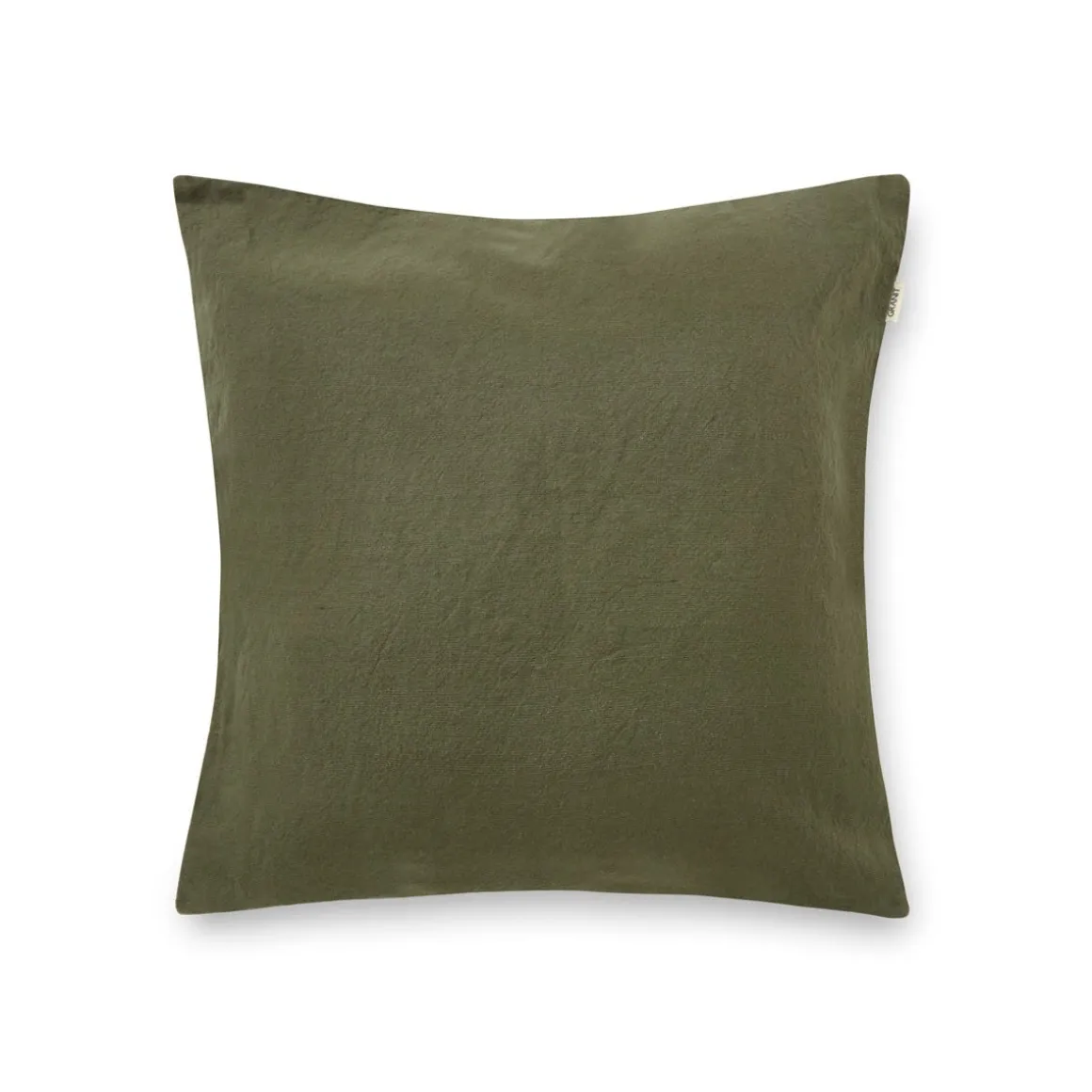 Kuddfodral Linnemix 50x50cm Mörk Khakigrön