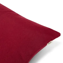 Kuddfodral Linnemix 50x50cm Vinröd