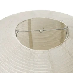 Lampskärm Rispapper Luna 80cm Ljusgrå