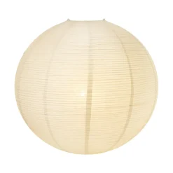 Lampskärm Rispapper Luna 80cm Vit