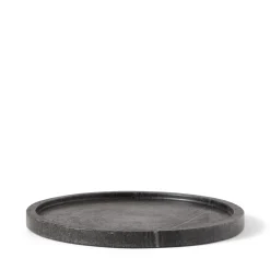 Ljusfat Rund Marmor 22cm