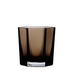 Ljushållare Hexagon 8,5x7,5cm Brun