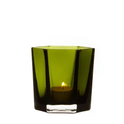 Ljushållare Hexagon 8,5x7,5cm Grön