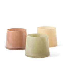 Ljuslykta Glas Grön 10cm