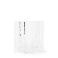 Ljuslykta Zigzag Glas 9x9cm