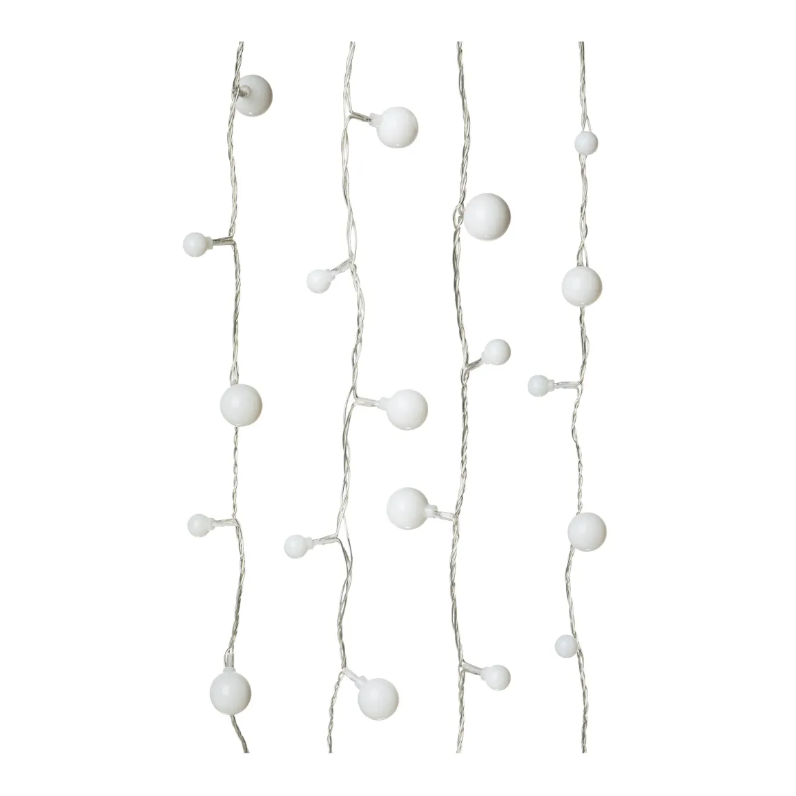 Ljusslinga 80 LED Boll 6,32m IP44 Transparent