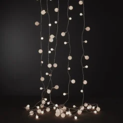 Ljusslinga 80 LED Boll 6,32m IP44 Transparent