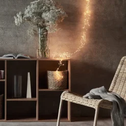 Ljusslinga 100 LED Micro 15m Silver