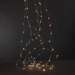Ljusslinga 100 LED Micro 15m Silver