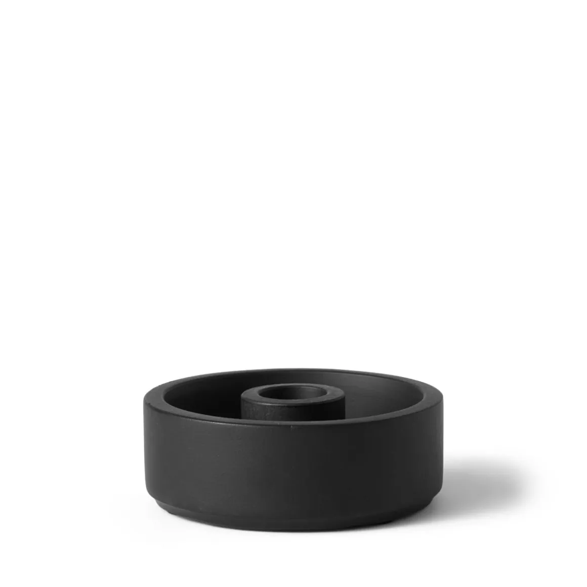 Ljusstake Betong Svart