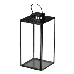 Lykta Metall 41cm Svart