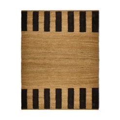 Matta Jute 170x240cm Natur/Svart