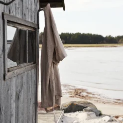 Morgonrock Våfflad One Size Sandbeige