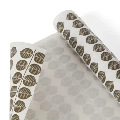 Omslagspapper Stig Lindberg Berså 10m Vit/Grön