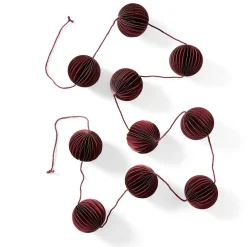 Pappersgirlang 2m Röd