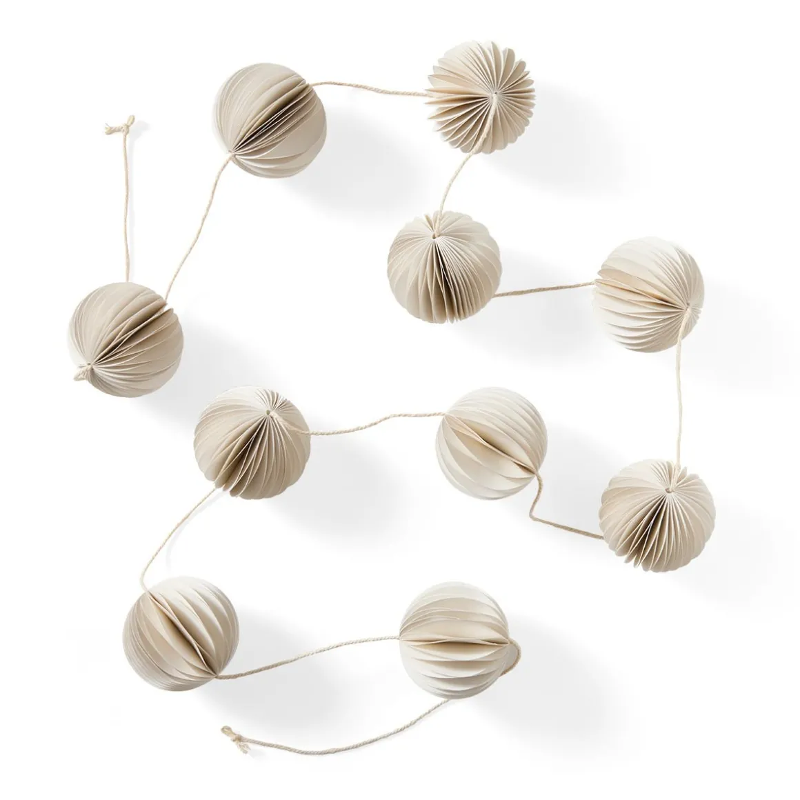 Pappersgirlang 2m Vit