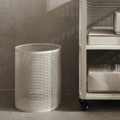 Papperskorg Mono Mesh 30x24cm Beige