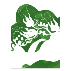 Poster Lisa Sander Green Detail 30x40cm