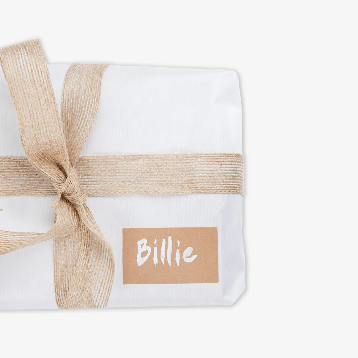 Presentetikett 10-p Kraft