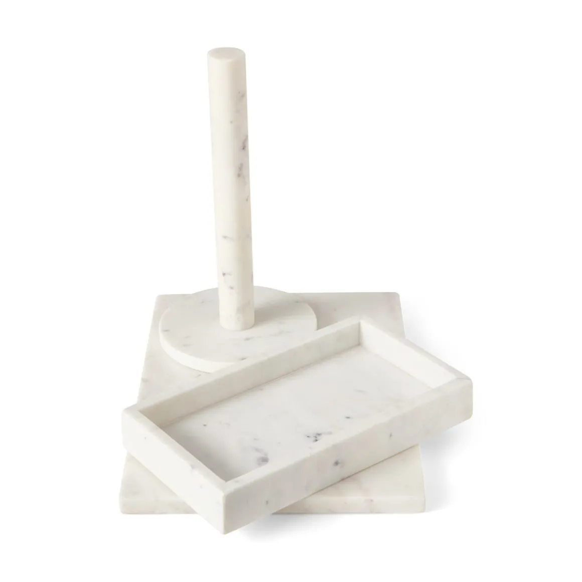 Serveringsbräda 25x35cm Marmor Vit