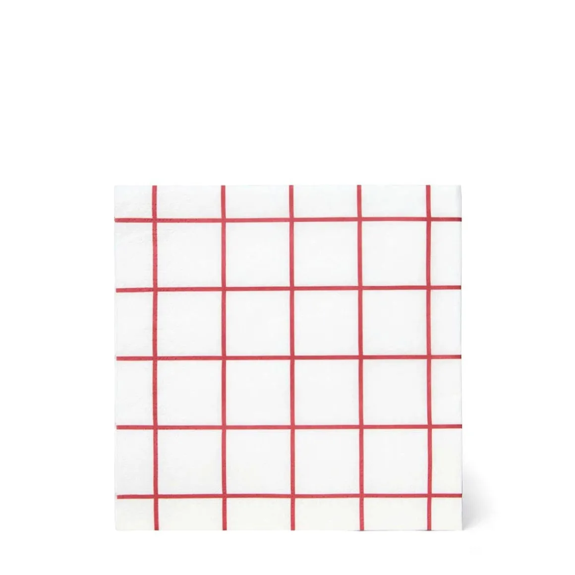 Servett 33cm 20-p Christmas Check Vit