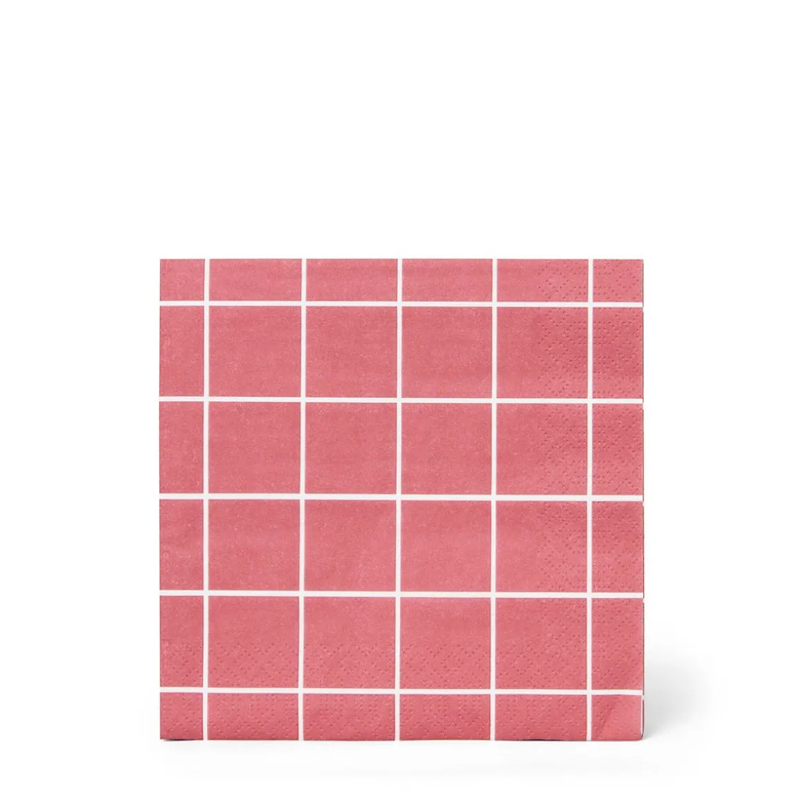 Servett 33cm 20-p Christmas Check Röd