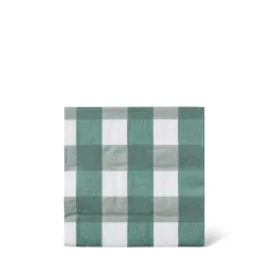 Servett 33cm 20-p Green Check