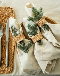 Servettring Jute 4cm 2-p