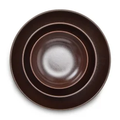 Skål Bruno Stengods 12cm Brun