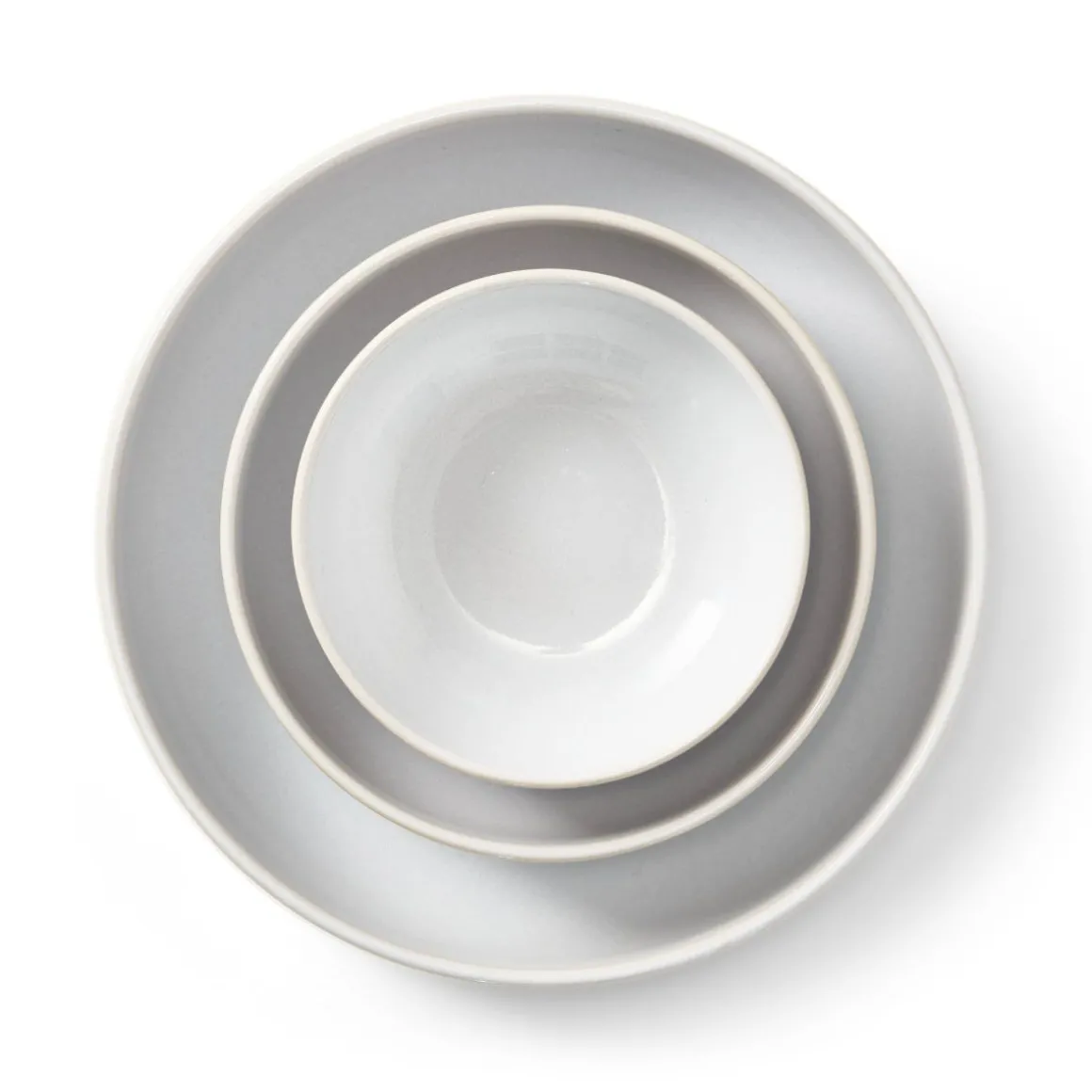 Skål Bruno Stengods 22cm Vit