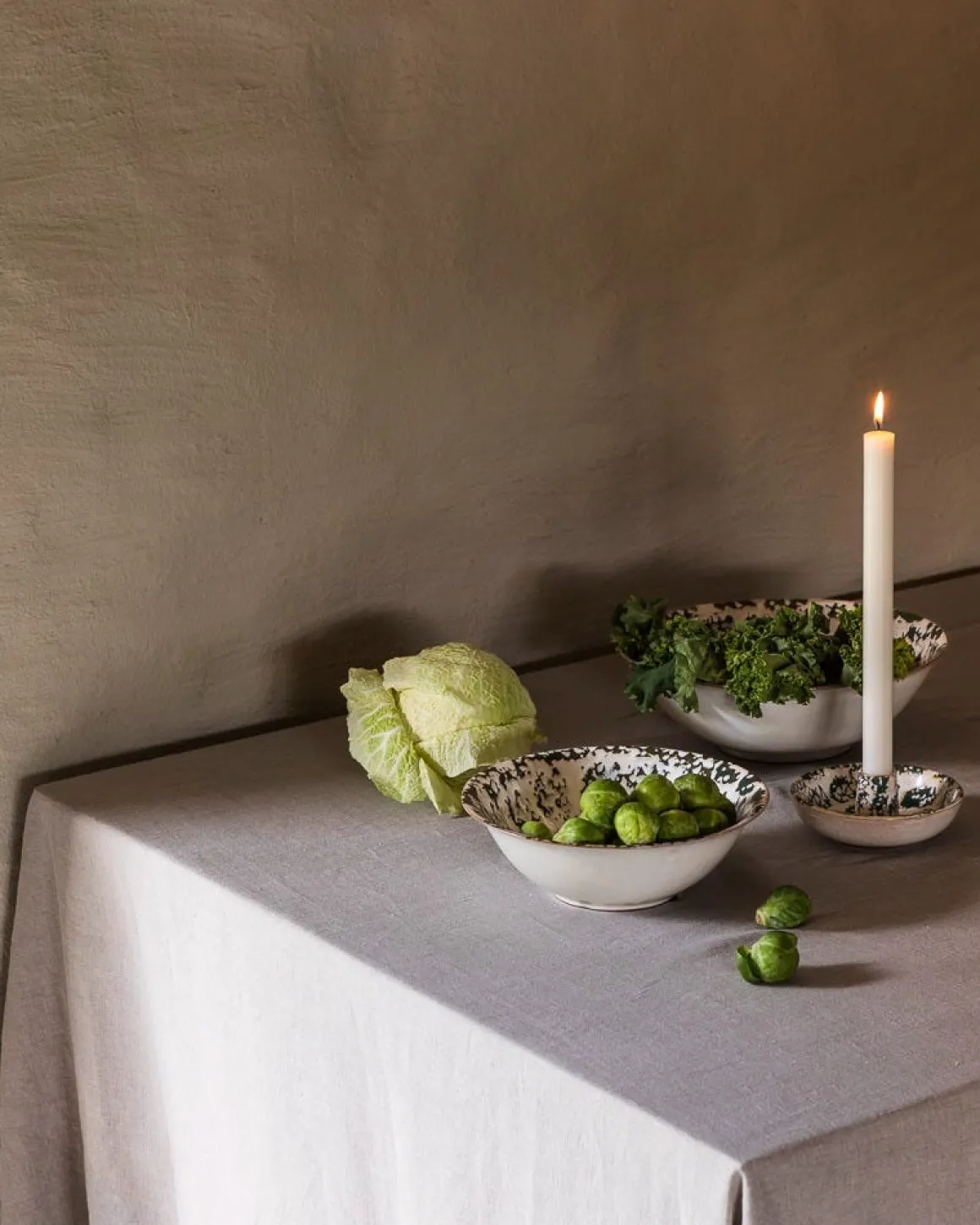 Skål Eja 27x9cm Mörkgrön