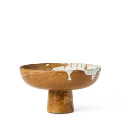 Skål På Fot Rondo 20cm Stengods Beige