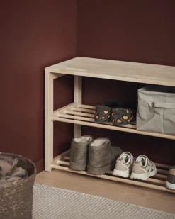 Sko/Sittbänk 86cm Trä